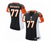 Women's Nike Cincinnati Bengals #77 Andrew Whitworth Game Black Team Color NFL Jersey