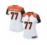 Women's Nike Cincinnati Bengals #77 Andrew Whitworth Game White NFL Jersey
