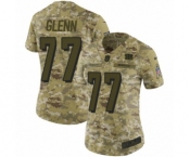 Women's Nike Cincinnati Bengals #77 Cordy Glenn Limited Camo 2018 Salute to Service NFL Jersey
