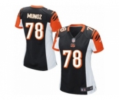 Women's Nike Cincinnati Bengals #78 Anthony Munoz Game Black Team Color NFL Jersey