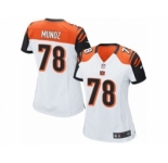 Women's Nike Cincinnati Bengals #78 Anthony Munoz Game White NFL Jersey