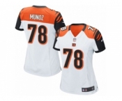 Women's Nike Cincinnati Bengals #78 Anthony Munoz Game White NFL Jersey