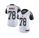 Women's Nike Cincinnati Bengals #78 Anthony Munoz Limited White Rush NFL Jersey