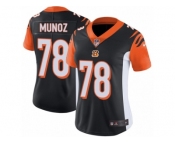 Women's Nike Cincinnati Bengals #78 Anthony Munoz Vapor Untouchable Limited Black Team Color NFL Jersey