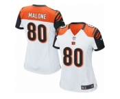 Women's Nike Cincinnati Bengals #80 Josh Malone Limited White NFL Jersey