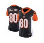 Women's Nike Cincinnati Bengals #80 Josh Malone Vapor Untouchable Limited Black Team Color NFL Jersey