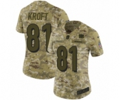 Women's Nike Cincinnati Bengals #81 Tyler Kroft Limited Camo 2018 Salute to Service NFL Jersey