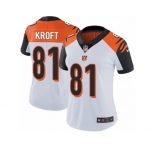 Women's Nike Cincinnati Bengals #81 Tyler Kroft Vapor Untouchable Limited White NFL Jersey