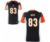 Women's Nike Cincinnati Bengals #83 Tyler Boyd Black Team Color NFL Jersey