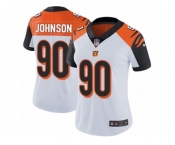 Women's Nike Cincinnati Bengals #90 Michael Johnson Vapor Untouchable Limited White NFL Jersey