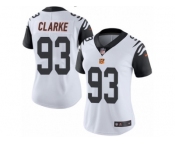 Women's Nike Cincinnati Bengals #93 Will Clarke Limited White Rush NFL Jersey