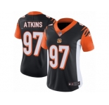 Women's Nike Cincinnati Bengals #97 Geno Atkins Vapor Untouchable Limited Black Team Color NFL Jersey