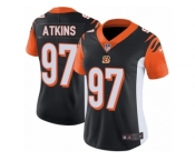 Women's Nike Cincinnati Bengals #97 Geno Atkins Vapor Untouchable Limited Black Team Color NFL Jersey