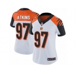Women's Nike Cincinnati Bengals #97 Geno Atkins Vapor Untouchable Limited White NFL Jersey