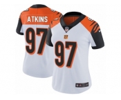Women's Nike Cincinnati Bengals #97 Geno Atkins Vapor Untouchable Limited White NFL Jersey