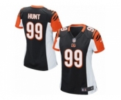 Women's Nike Cincinnati Bengals #99 Margus Hunt Game Black Team Color NFL Jersey