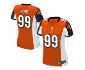 Women's Nike Cincinnati Bengals #99 Margus Hunt Game Orange Alternate NFL Jersey