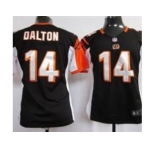 nike women nfl jerseys cincinnati bengals #14 dalton black[nike]