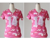 nike women nfl jerseys cincinnati bengals #14 dalton pink[fashion camo]