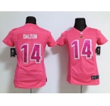 nike women nfl jerseys cincinnati bengals #14 dalton pink[nike]