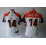 nike women nfl jerseys cincinnati bengals #14 dalton white[nike limited]