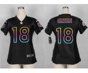 nike women nfl jerseys cincinnati bengals #18 green black[nike fashion]