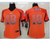 nike women nfl jerseys cincinnati bengals #18 green orange[Elite drift fashion]