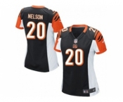 nike women nfl jerseys cincinnati bengals #20 reggie nelson black[nike]