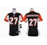 nike women nfl jerseys cincinnati bengals #27 dre kirkpatrick black[nike]