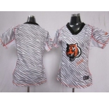nike women nfl jerseys cincinnati bengals blank [fem fan zebra]