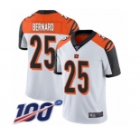 Youth Cincinnati Bengals #25 Giovani Bernard White Vapor Untouchable Limited Player 100th Season Football Jersey