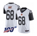 Youth Cincinnati Bengals #68 Bobby Hart Limited White Rush Vapor Untouchable 100th Season Football Jersey
