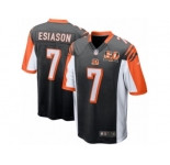 Youth Cincinnati Bengals #7 Boomer Esiason Nike Black 50th Anniversary Retired Player Game Jersey