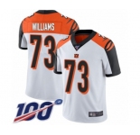 Youth Cincinnati Bengals #73 Jonah Williams White Vapor Untouchable Limited Player 100th Season Football Jersey