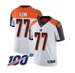 Youth Cincinnati Bengals #77 Cordy Glenn White Vapor Untouchable Limited Player 100th Season Football Jersey
