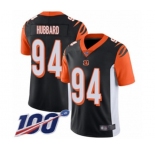 Youth Cincinnati Bengals #94 Sam Hubbard Black Team Color Vapor Untouchable Limited Player 100th Season Football Jersey