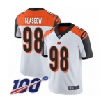 Youth Cincinnati Bengals #98 Ryan Glasgow White Vapor Untouchable Limited Player 100th Season Football Jersey