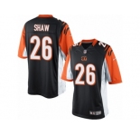 Youth Nike Cincinnati Bengals #26 Josh Shaw Limited Black Team Color NFL Jersey