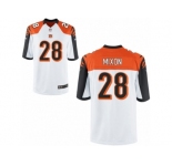 Youth Nike Cincinnati Bengals #28 Joe Mixon Game White NFL Jersey