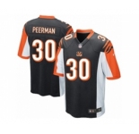 Youth Nike Cincinnati Bengals #30 Cedric Peerman Black Team Color NFL Jersey