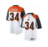 Youth Nike Cincinnati Bengals #34 Joe Mixon Limited White NFL Jersey
