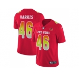 Youth Nike Cincinnati Bengals #46 Clark Harris Red Stitched NFL Limited AFC 2018 Pro Bowl Jersey