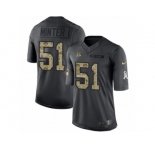 Youth Nike Cincinnati Bengals #51 Kevin Minter Limited Black 2016 Salute to Service NFL Jersey