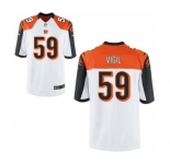 Youth Nike Cincinnati Bengals #59 Nick Vigil White NFL Jersey