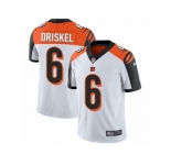 Youth Nike Cincinnati Bengals #6 Jeff Driskel Vapor Untouchable Limited White NFL Jersey