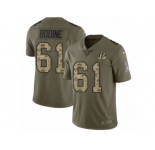 Youth Nike Cincinnati Bengals #61 Russell Bodine Limited Olive Camo 2017 Salute to Service NFL Jersey