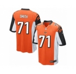 Youth Nike Cincinnati Bengals #71 Andre Smith Orange Alternate NFL Jersey