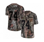 Youth Nike Cincinnati Bengals #74 Jake Fisher Limited Camo Rush Realtree NFL Jersey