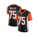 Youth Nike Cincinnati Bengals #75 Jordan Willis Black Team Color Vapor Untouchable Limited Player NFL Jersey
