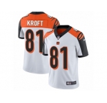 Youth Nike Cincinnati Bengals #81 Tyler Kroft Vapor Untouchable Limited White NFL Jersey